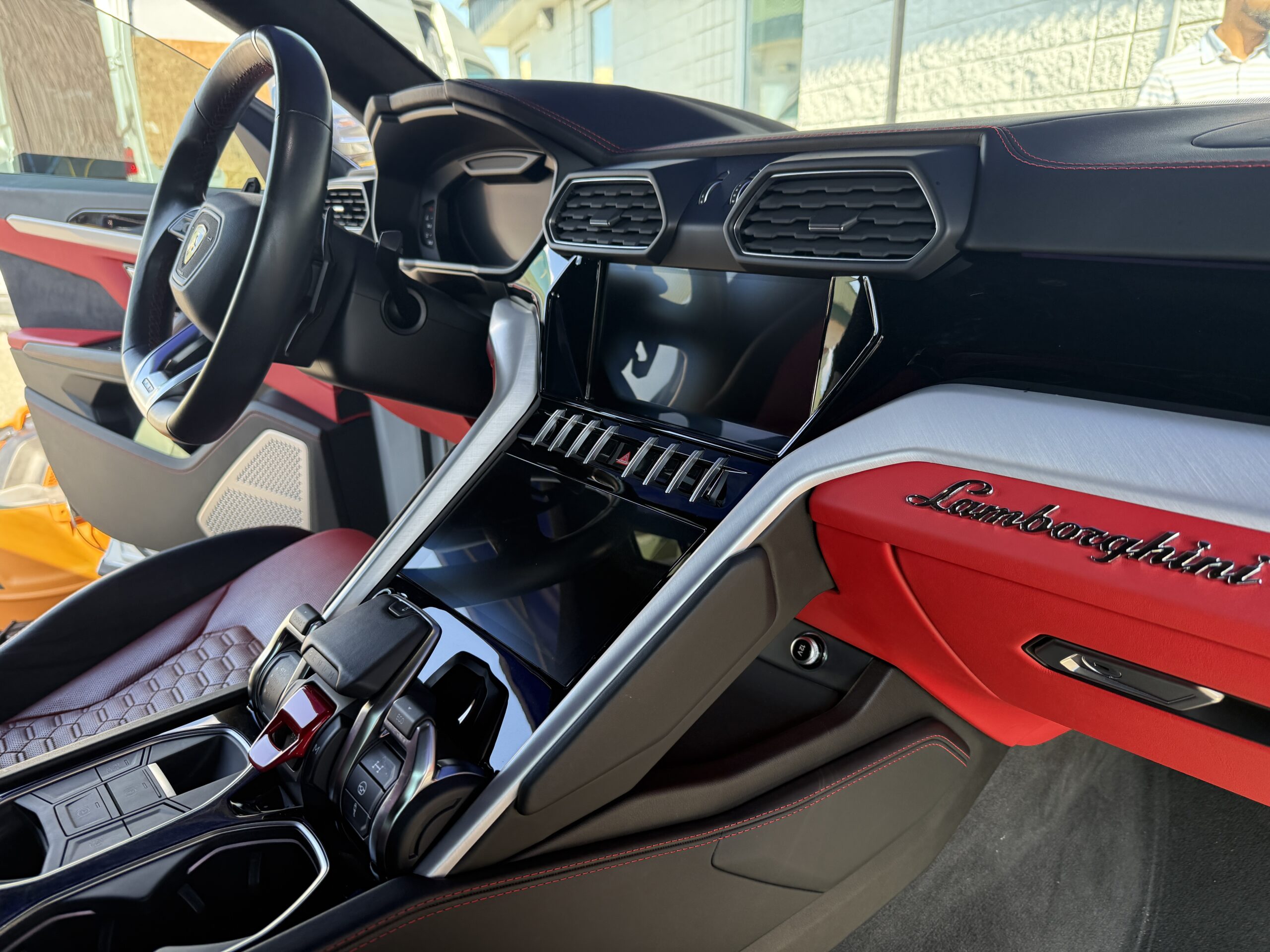 Lamborghini interior clean